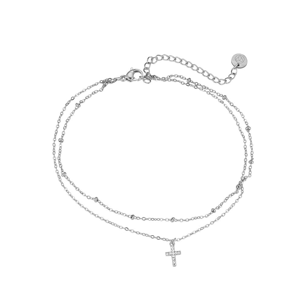 Cross Anklet