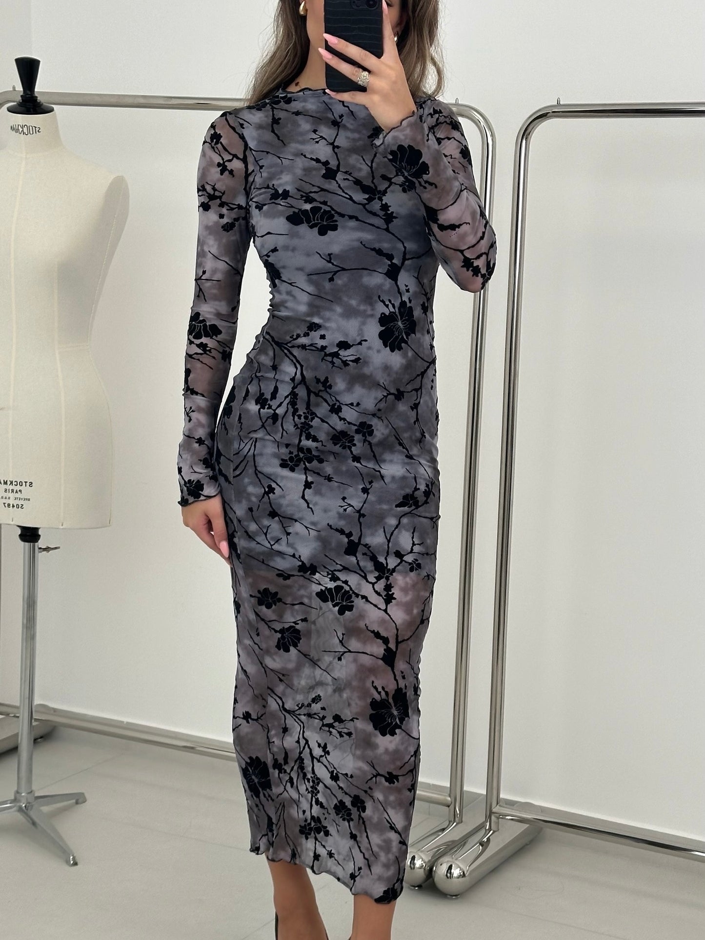 Midnight Bloom Dress