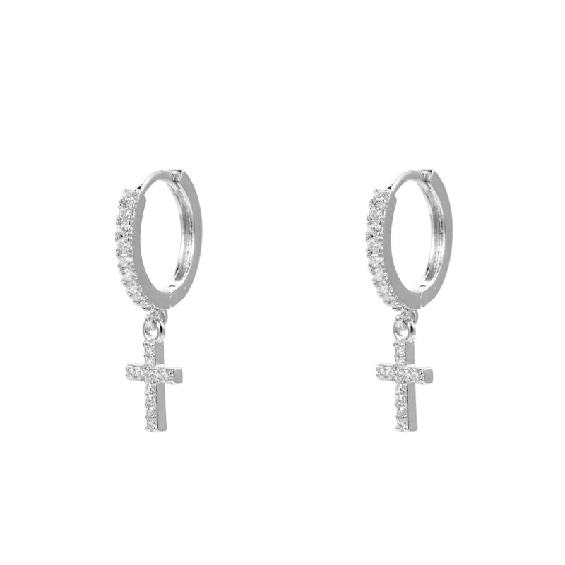 Cross Earrings - various colours