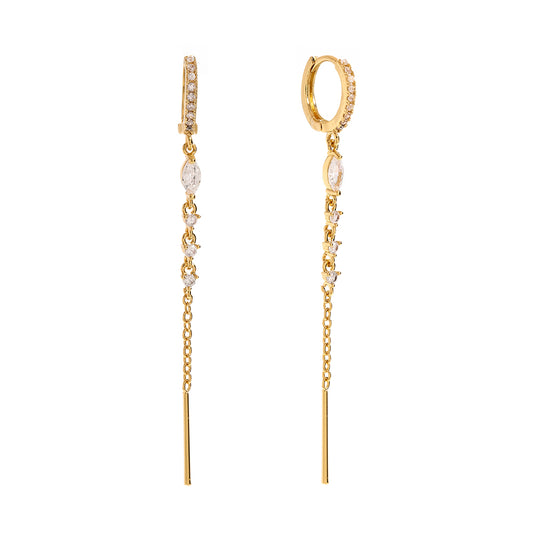 Golden Drop Earrings