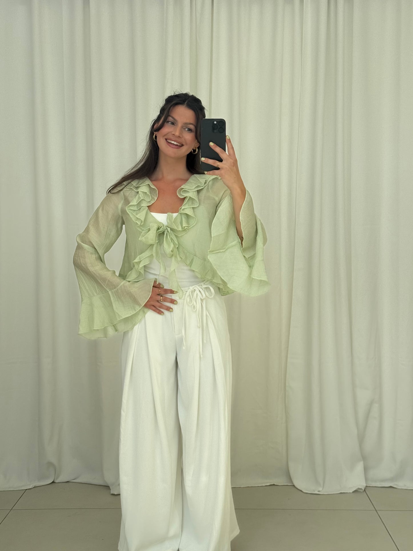 Flare Sleeve Blouse