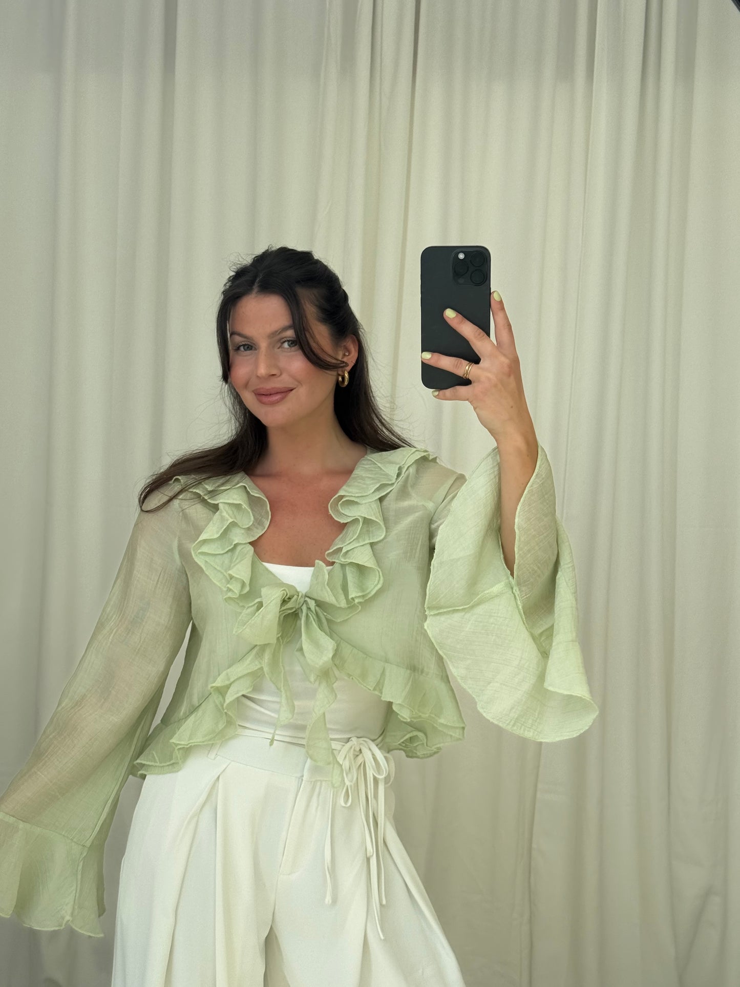 Flare Sleeve Blouse