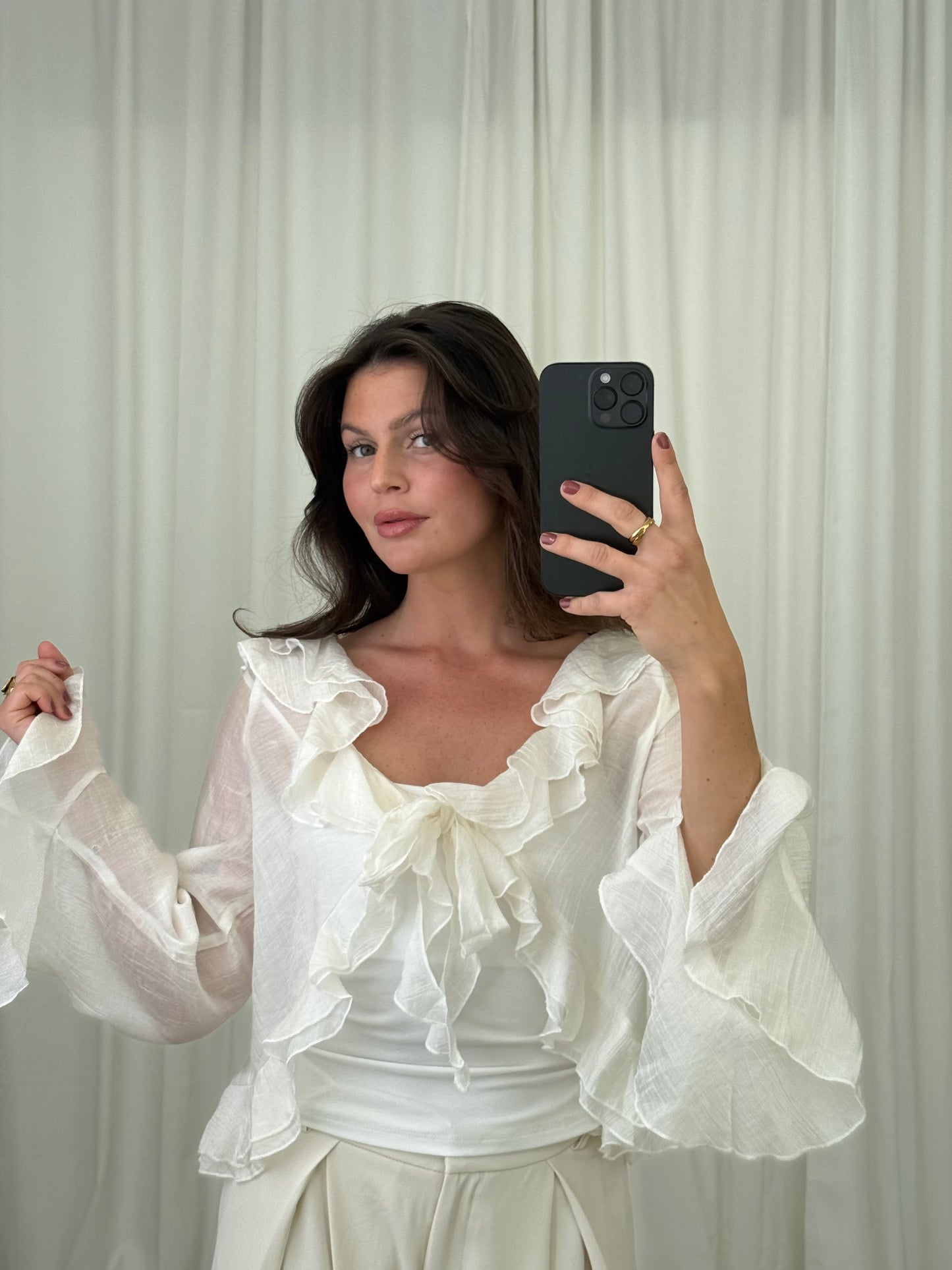 Flare Sleeve Blouse
