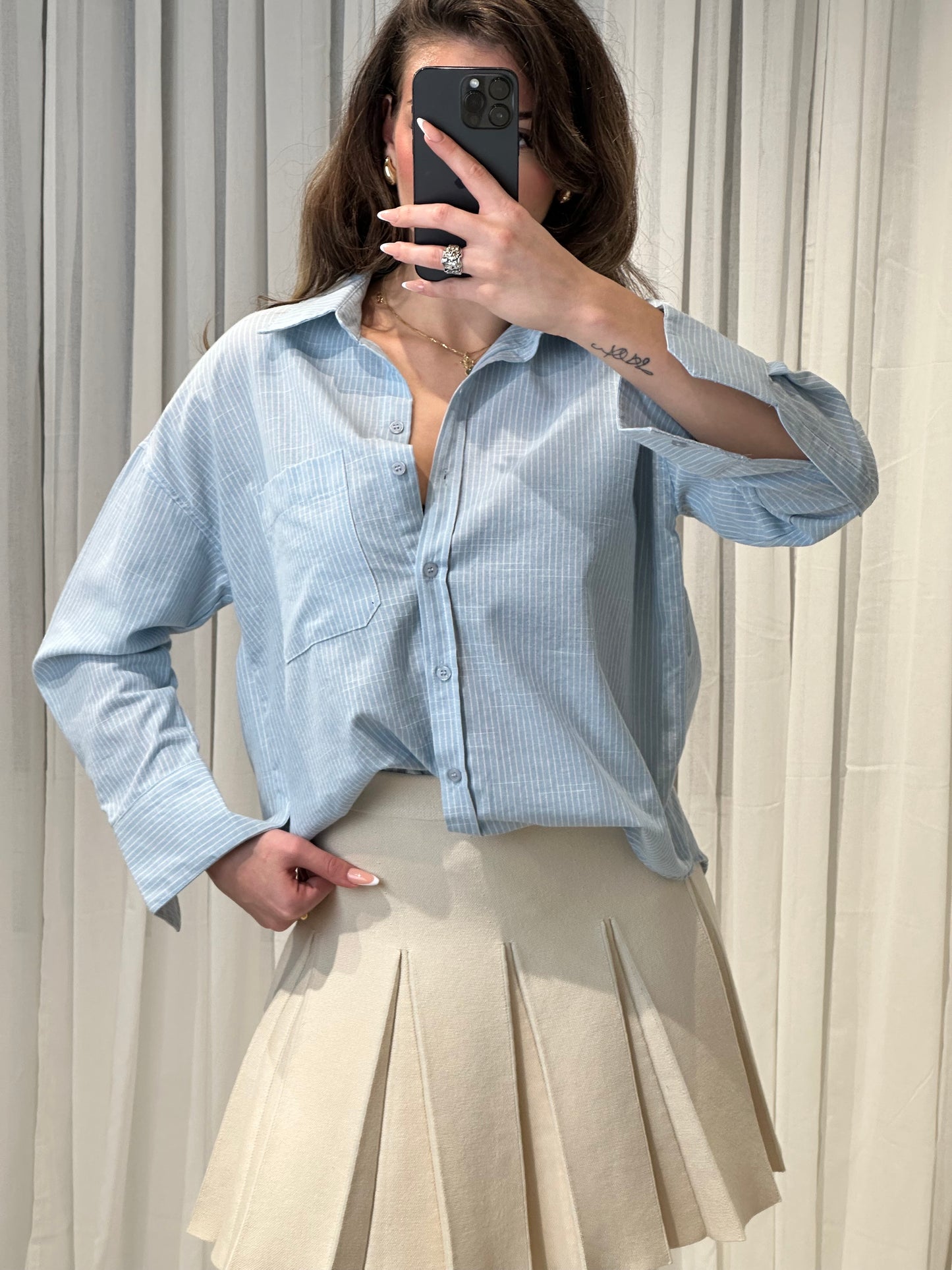 Classic Striped Blouse